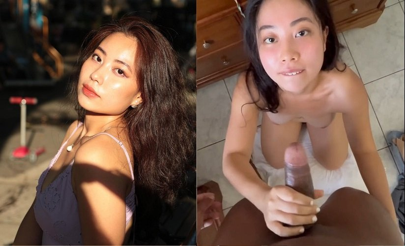 Nhi Nguyen은 남자친구의 정자 배출을 도와줍니다.