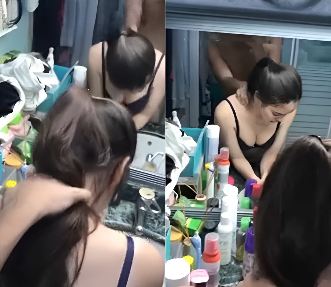 为我心爱的妻子化妆